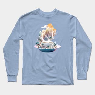 Dreamlike Fantasy of a cup of tea Long Sleeve T-Shirt